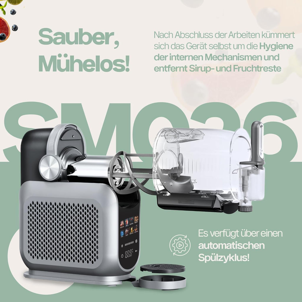 Heladera 4Swiss de autocongelación con compresor para helados, batidos, granizados y yogur - SM026