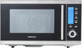 Microondas 4 en 1 MEDION MD 15501 con grill (25 litros, 900 vatios, grill de 1100 vatios, aire caliente de 2500 vatios, 10 programas automáticos) plateado