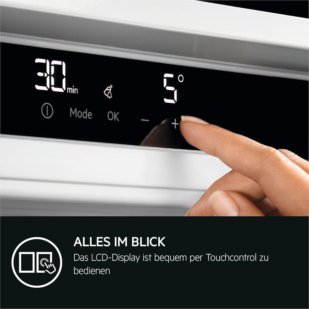Frigorífico integrable AEG TSK5O881ES / 880 mm / 142 L / Puerta deslizante / E