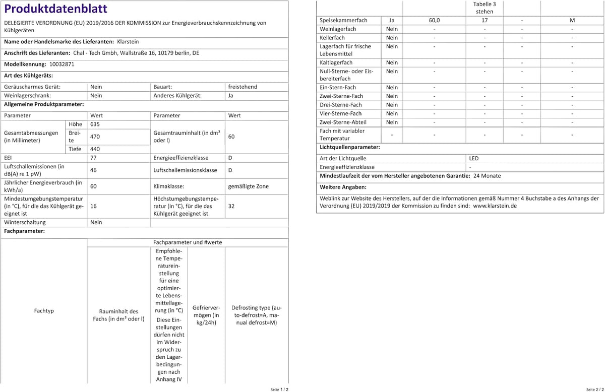Mininevera Klarstein con puerta de cristal para habitaciones, refrigerador de bebidas con estantes ajustables, pequeño de 80 litros, frigorífico silencioso para interiores/exteriores