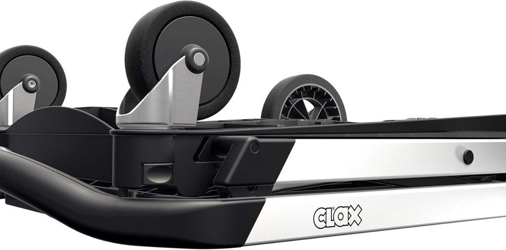 Carros plegables, funcionales y versátiles | Carro plegable móvil | Carrito de la compra con caja de almacenamiento (negro)
