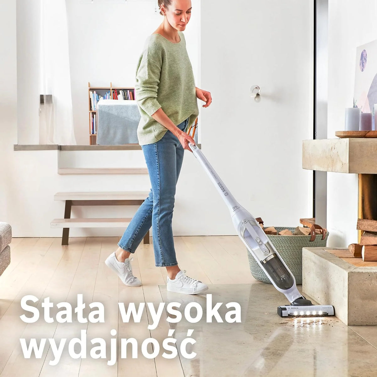 Bosch Flexxo Gen2 Serie 4 Odkurzacz 28 Vmax, BBH3ALL28, white metallic
