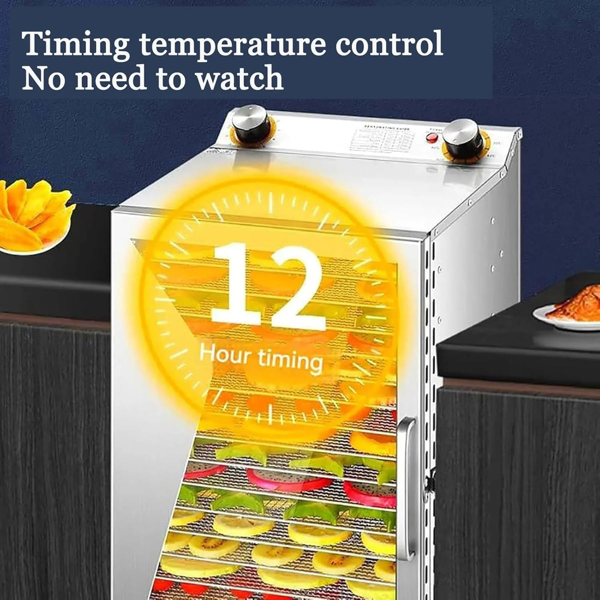 Suszarka do żywności, 30℃-90℃ Stalowa suszarka do jerky