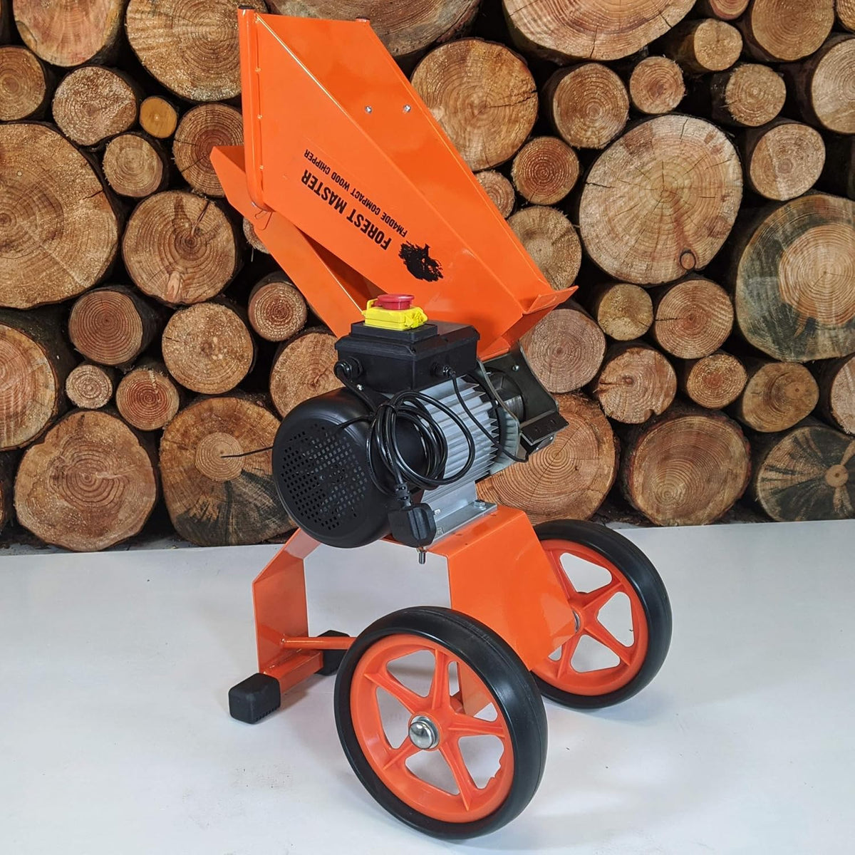 Trituradora Forest Master 2800 vatios 4 CV AST para hojas y madera, trituradora de jardín, biotrituradora eléctrica