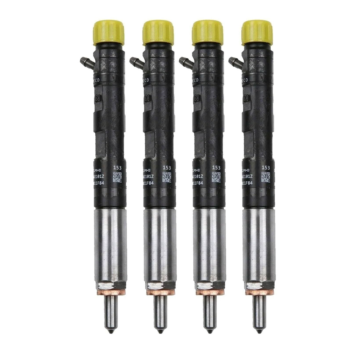 Juego de 4 inyectores de combustible diésel EJBR01801A / EJBR01801Z compatibles con Renault Clio Kangoo Megane Scenic 1.5 DCi