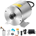 VEVOR Kit de motor eléctrico sin escobillas, 500 W, motor eléctrico de CC para karts, 36 V 3000 rpm, con controlador de velocidad y kit de acelerador, para bicicleta eléctrica, motocicleta, scooter