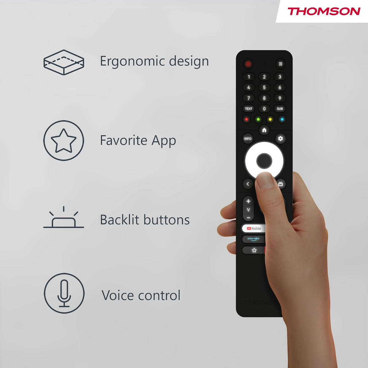 THOMSON 24 pulgadas (60 cm) LED HD 12V Smart TV Android para camping, Google Assistant, Wi-Fi, Dolby Digital, Bluetooth, triple sintonizador (cable, satélite, antena), HDMI, CI, panel A - 24HA2S13C