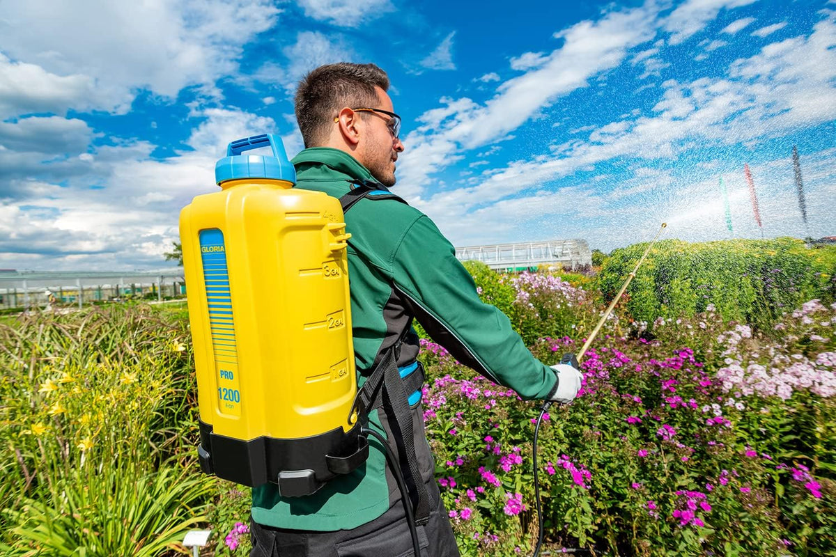 Pulverizador de mochila a batería Pro 1200 Li-Ion 12 L, fumigadora para protección de plantas y control de malezas, compatible con batería de 18V