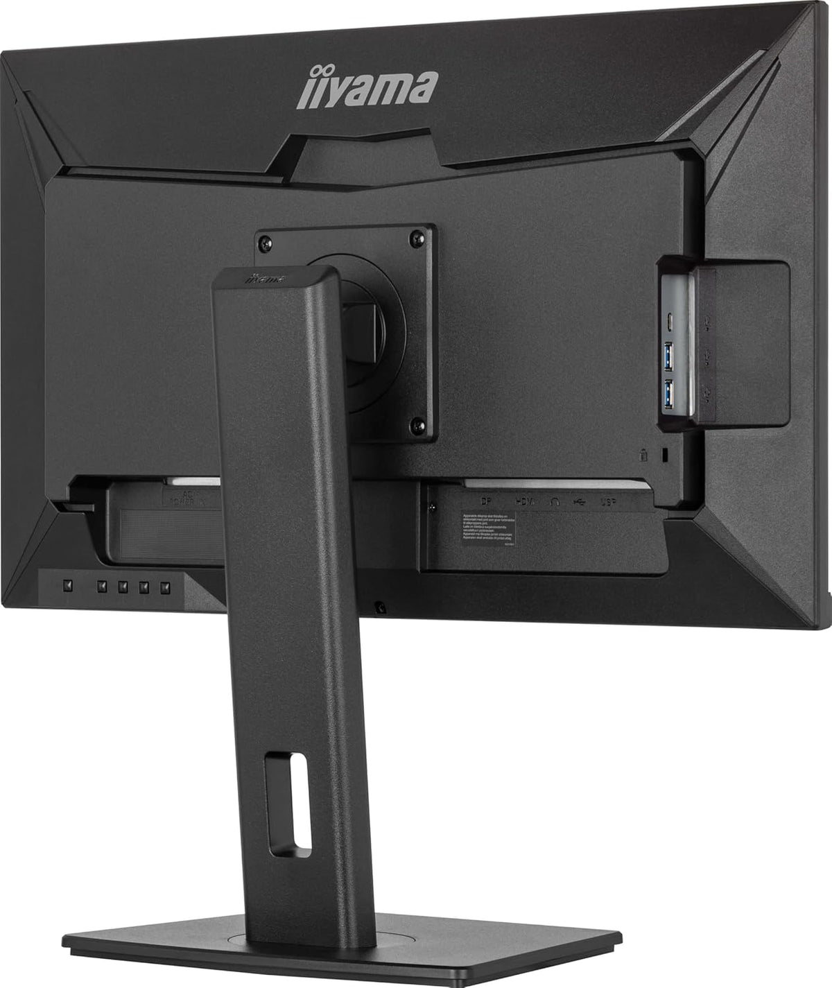 MONITOR IIYAMA XUB2492QSU 23,8 Prolite, IPS, 2560 x 1440 @100Hz, 0,5ms, 300cd, Altavoces, HDMI/DP/USB-C/HUB USB (3x3.2), VESA, i-Style Colour, regulable en altura + pivote