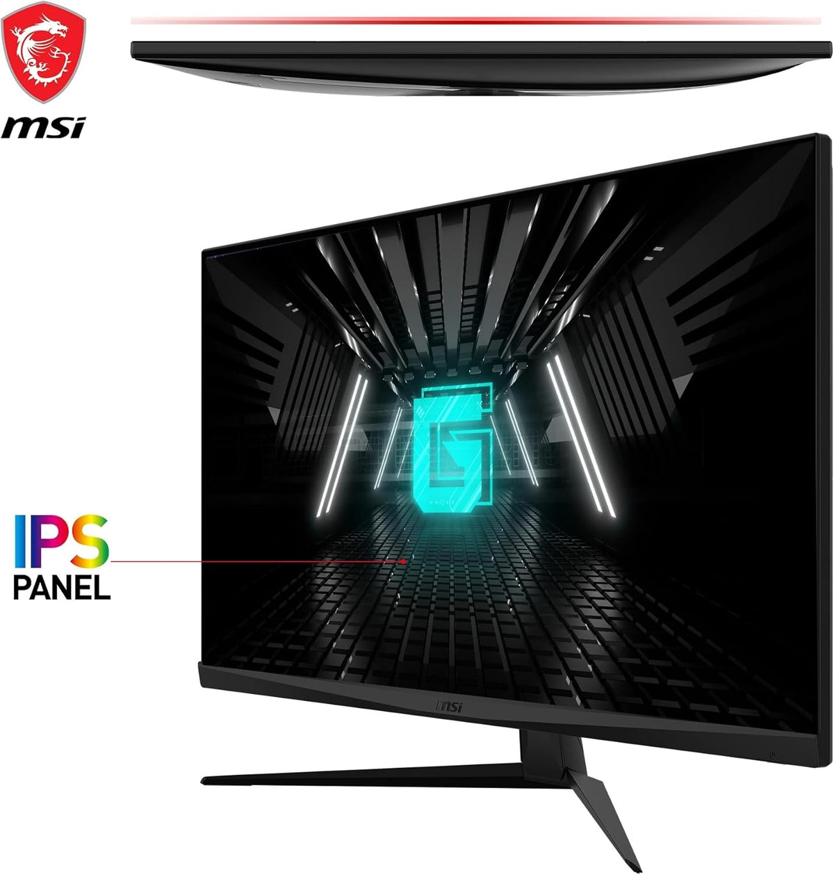 Monitor Gaming MSI G321Q de 31,5" WQHD - Panel IPS, 2560x1440, 170Hz / 1ms, 16:9, compatible con G-Sync - DisplayPort 1.2a, HDMI 2.0b