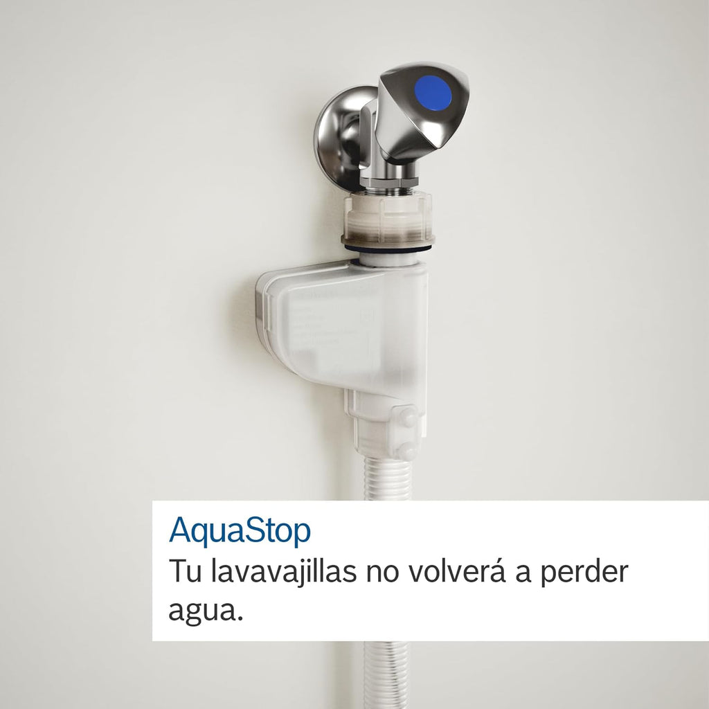 Bosch - Lavavajillas de libre instalación, 60 cm, Serie 4, Home Connect, Motor EcoSilence, Acero, SMS4EMI06E