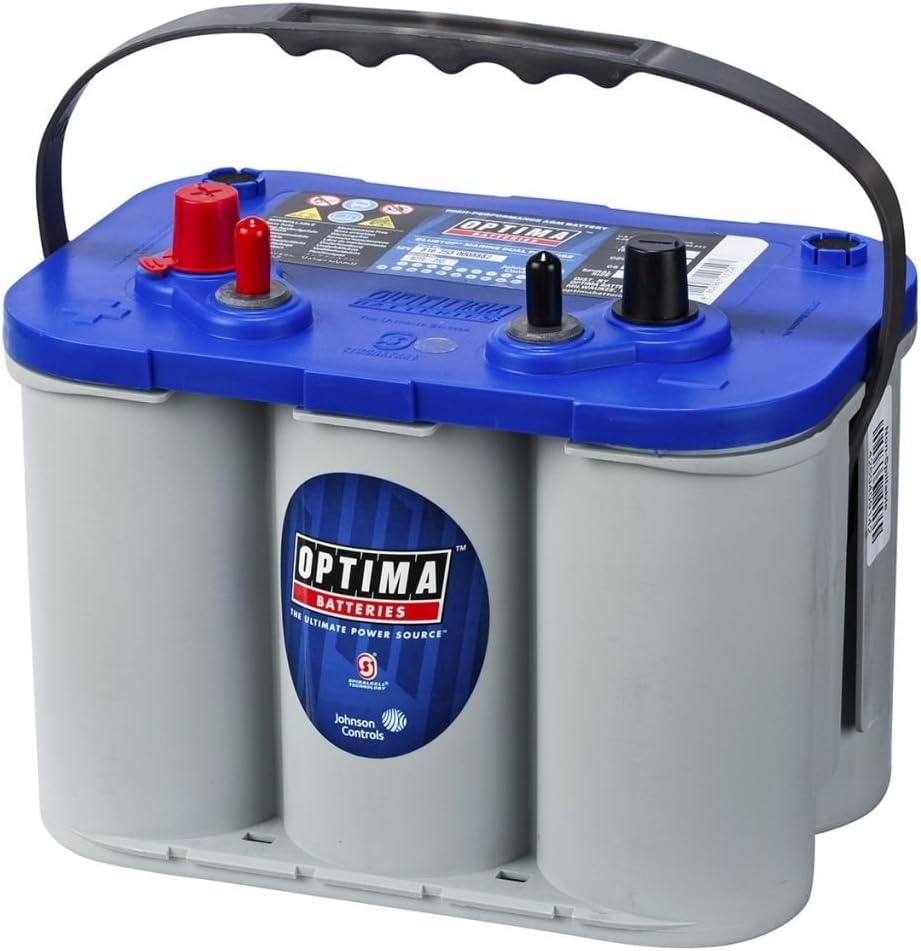 Batería Optima Blue Top Bt Dc 4.2 de celdas en espiral dual, 12V 55Ah 765 Amperios (EN)