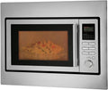 Bomann MWG 2216 H EB kuchenka mikrofalowa do zabudowy z grillem i gorącym powietrzem / 25 litrów / 5 poziomów mocy kuchenki mikrofalowej / 10 programów automatycznych / 2 programy rozmrażania / 1 program szybkiego startu