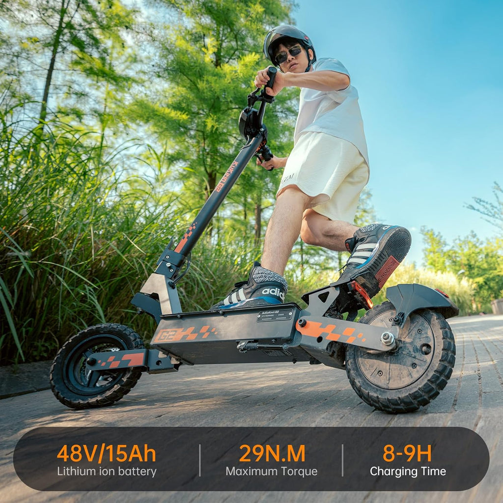 Patinete eléctrico Kukirin G2, 55 km de autonomía, patinete eléctrico de 10"