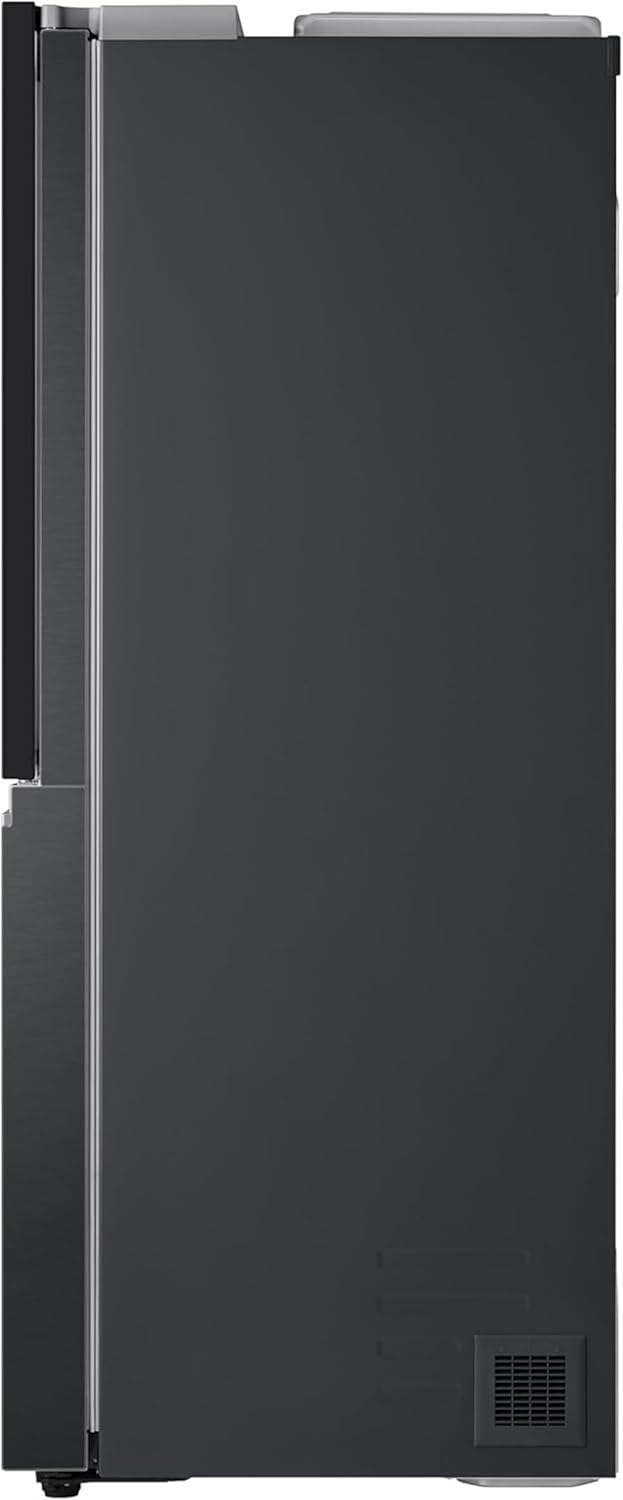 Frigorífico Side by Side LG GSGV81PYLL, Clase E, 635 L, Instaview, frigorífico con congelador, dispensador de hielo, hielo picado y agua, Total NoFrost, compresor Smart Inverter, Wi-Fi
