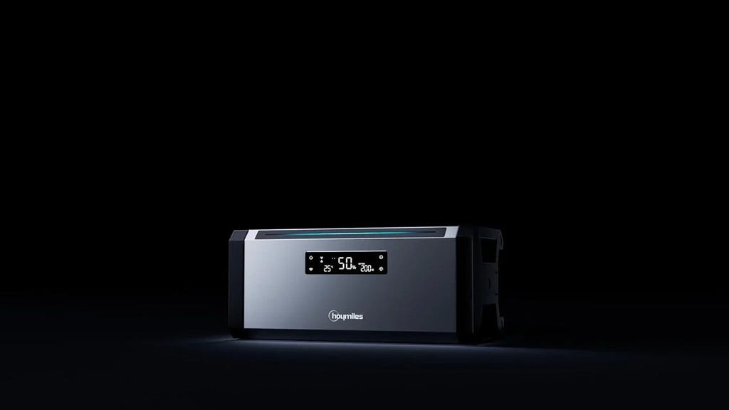 Batería solar HiBattery AC 1,92 kWh, sistema de almacenamiento para balcón fotovoltaico, acoplamiento AC, ampliable hasta 11,52 kWh