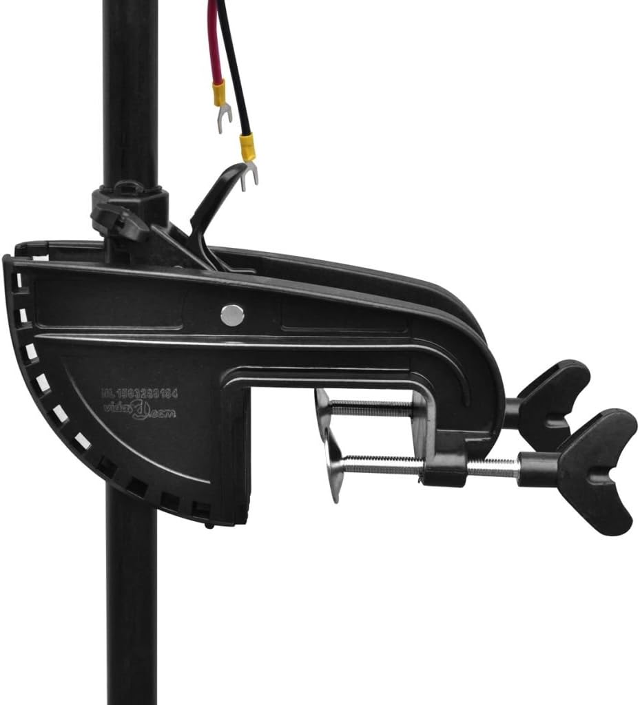 yorten Motor eléctrico para embarcación, 8 velocidades diferentes, mango ajustable P25 55 lbs 91,4 cm