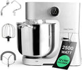 ProfiCook® Robot kuchenny z miską XXL 12 L | Ugniatanie z silnikiem Longlife Pro 2500W | Metalowa skrzynia biegów i wyświetlacz LED | Robot kuchenny do 8,5 kg ciasta | PC KM 1254
