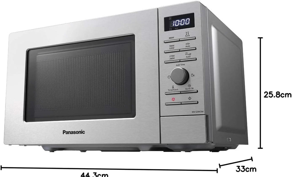 Panasonic Kuchenka Mikrofalowa, Srebrny, 20 l, 800W 230V