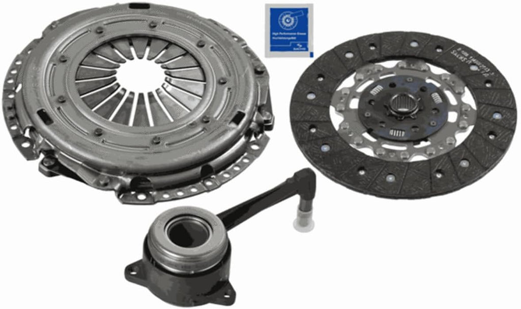 SACHS 3000 990 332 Kit de embrague con CSC para Volkswagen Polo III (6R1, 6C1) 2009-2022 y otros vehículos