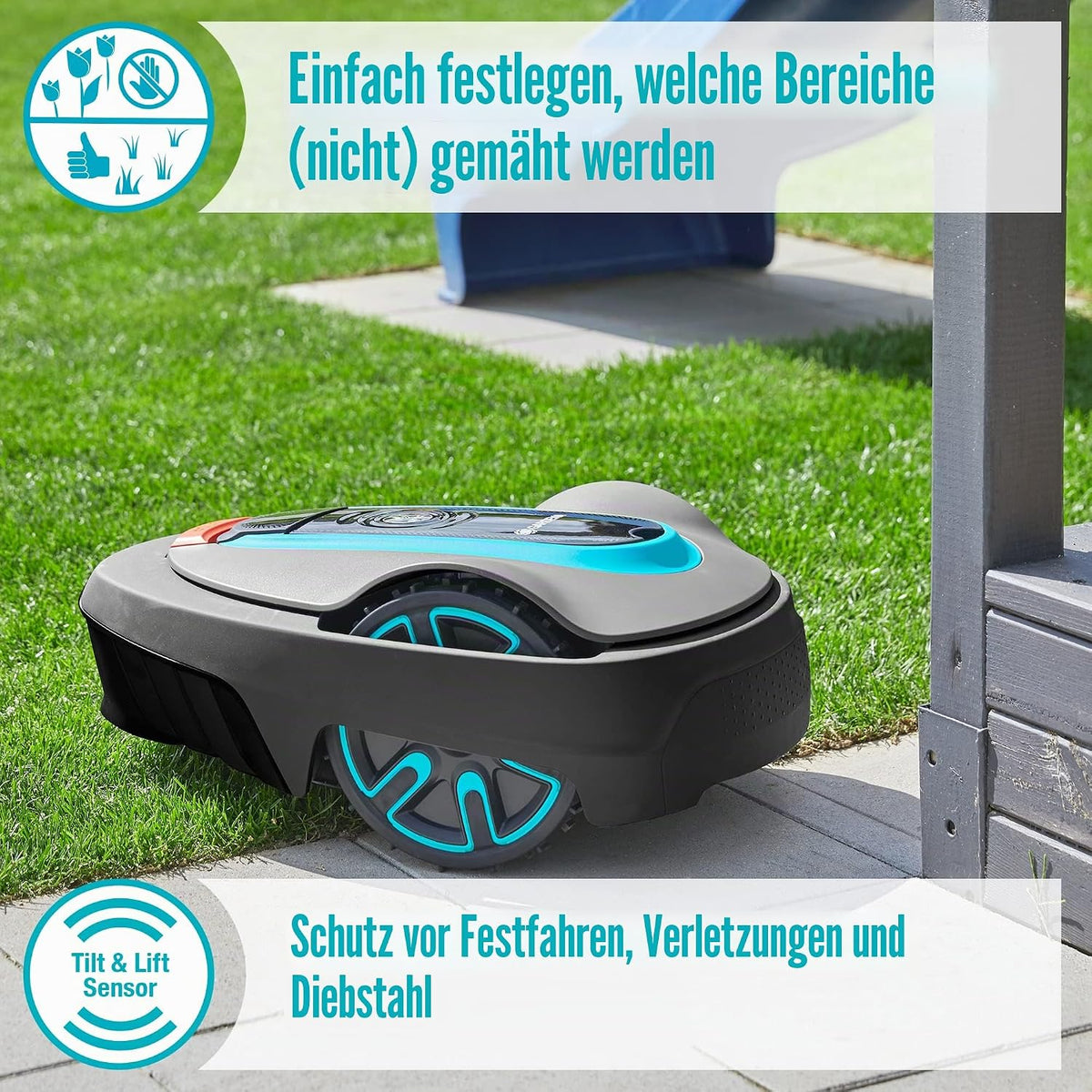 Robot cortacésped Gardena SILENO city 250 m² versión PL