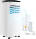 Aire acondicionado portátil 7000 BTU OL-A016FF20N2 con manguera de escape, kit de ventana, 4 en 1 y temporizador de 24 h
