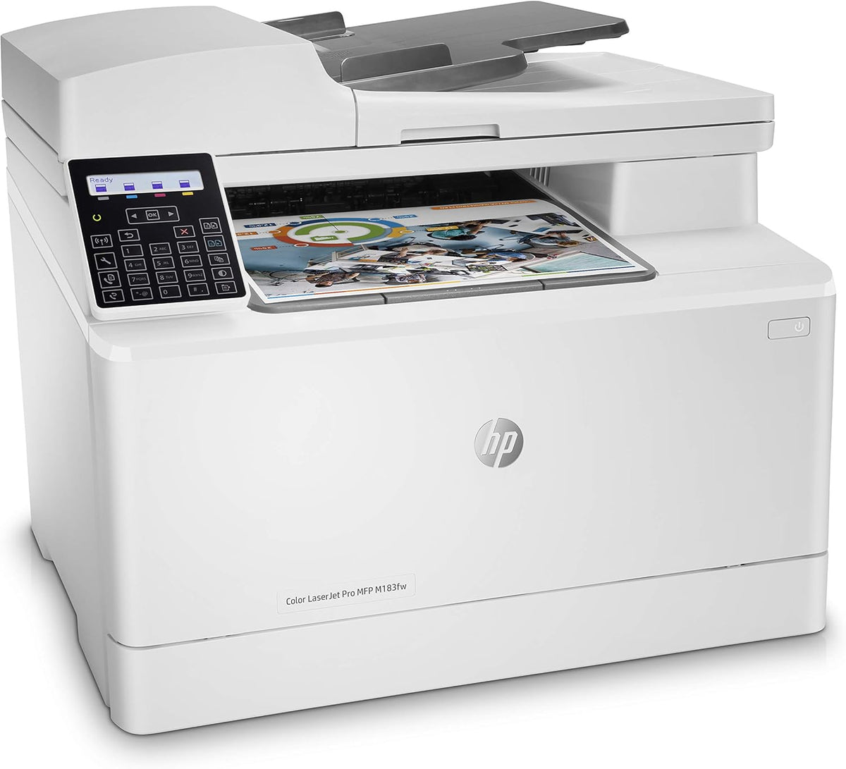 Impresora multifunción láser a color HP Color LaserJet Pro MFP 3302fdwg, fax, impresión automática a doble cara, pantalla táctil, Wi-Fi, Ethernet, USB, HP Wolf Pro Security