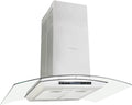 vidaXL okap kuchenny 90 cm, LCD, czujnik dotykowy, 756 m³/h, okap wyspowy, okap do komina