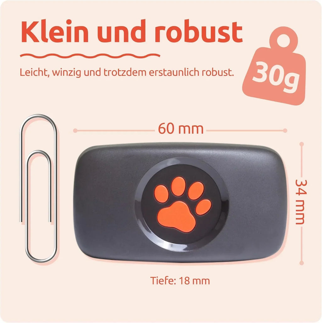 Rastreador GPS para perros sin suscripción, localización por satélite, seguimiento de ubicación en tiempo real, resistente al agua, universal para collar