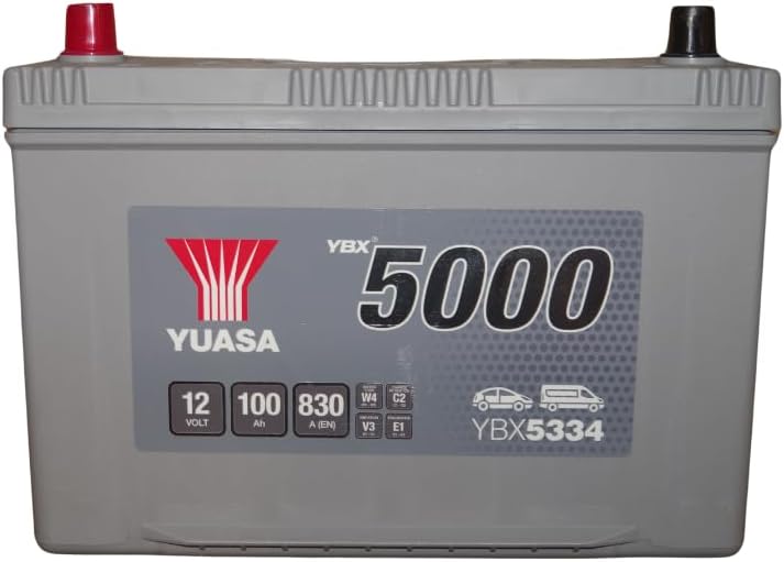 BATERÍA YUASA YBX5334 SILVER 12V 100Ah 830A
