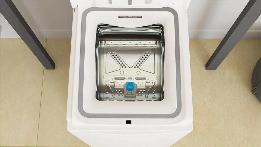Whirlpool - Lavadora de carga superior 6,5 kg TDLR 65230SS EU/N blanco, 1200 rpm, tecnología 6th sense y freshcare, motor universal, eficiencia NEL D