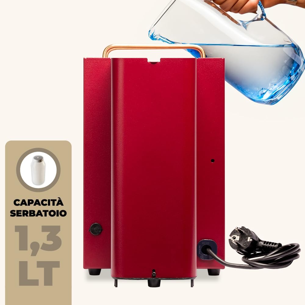 Cafetera Faber PRO Total Deluxe de latón, papel ESE de 44 mm, 1,3 litros, (blanco)