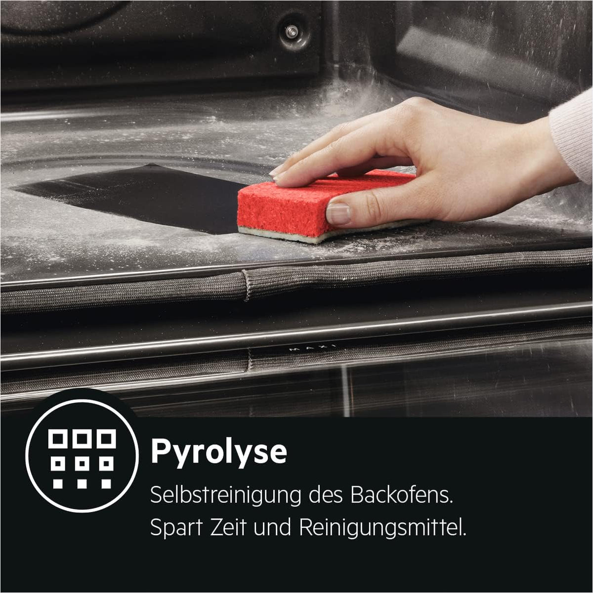 Horno empotrable AEG – Serie 5 Aire caliente circular: resultados de cocción uniformes en 3 niveles – Autolimpieza por pirólisis – 25 programas automáticos – Pantalla táctil LED – Calentamiento rápido – Negro – BPE53516AB