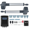 Kit de motor para puerta batiente doble automática CO-Z, máx. 2,5 m o 300 kg por hoja con 2 mandos a distancia, 80 W x 2