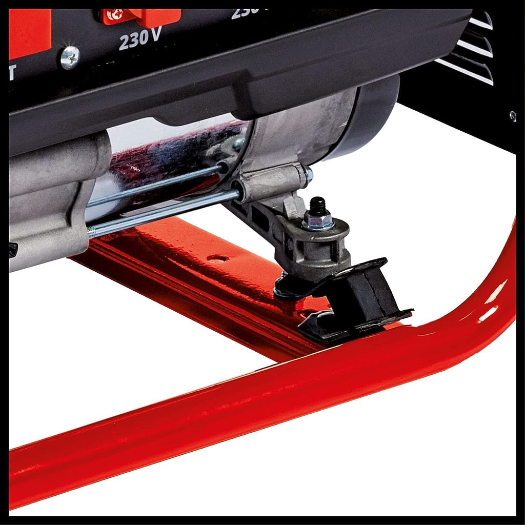Generador eléctrico (gasolina) Einhell TC-PG 25/1/E5 (máx. 2400 W, depósito de 15 l, potencia continua de 2100 W, motor de 4 tiempos, 2x 230 V, protección contra sobrecarga, voltímetro, función AVR)