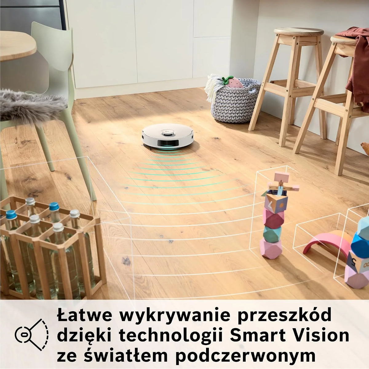 Bosch Spotless+ Robot sprzątający, BCRD1W, biały
