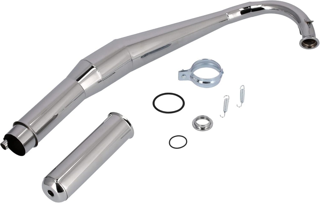 Escape de alto rendimiento ZT-Reso Spezial con rótula GEN 2 (60-110cc) - para Simson S50, S51, S53, S70, S83