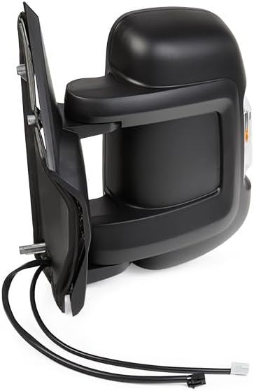 RIDEX 50O0614 Espejo retrovisor exterior, espejos completos, convexo, para ajuste eléctrico, calefactable, con sensor de temperatura, con espejo gran angular, brazo corto, lado izquierdo
