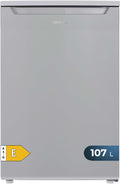 Minirefrigerador Cecotec 107 L Bolero CoolMarket TT 107 Inox, Clase Energética E, Ahorro de Energía, Puerta Reversible, Bajo Nivel Sonoro, Cajón Congelador.