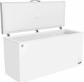 METRO Professional Congelador horizontal GHF2700S, 188 x 73,5 x 94,5 cm, 700 L, 125 W, 3 cestas, iluminación LED, 6 ruedas, con cerradura, blanco/gris