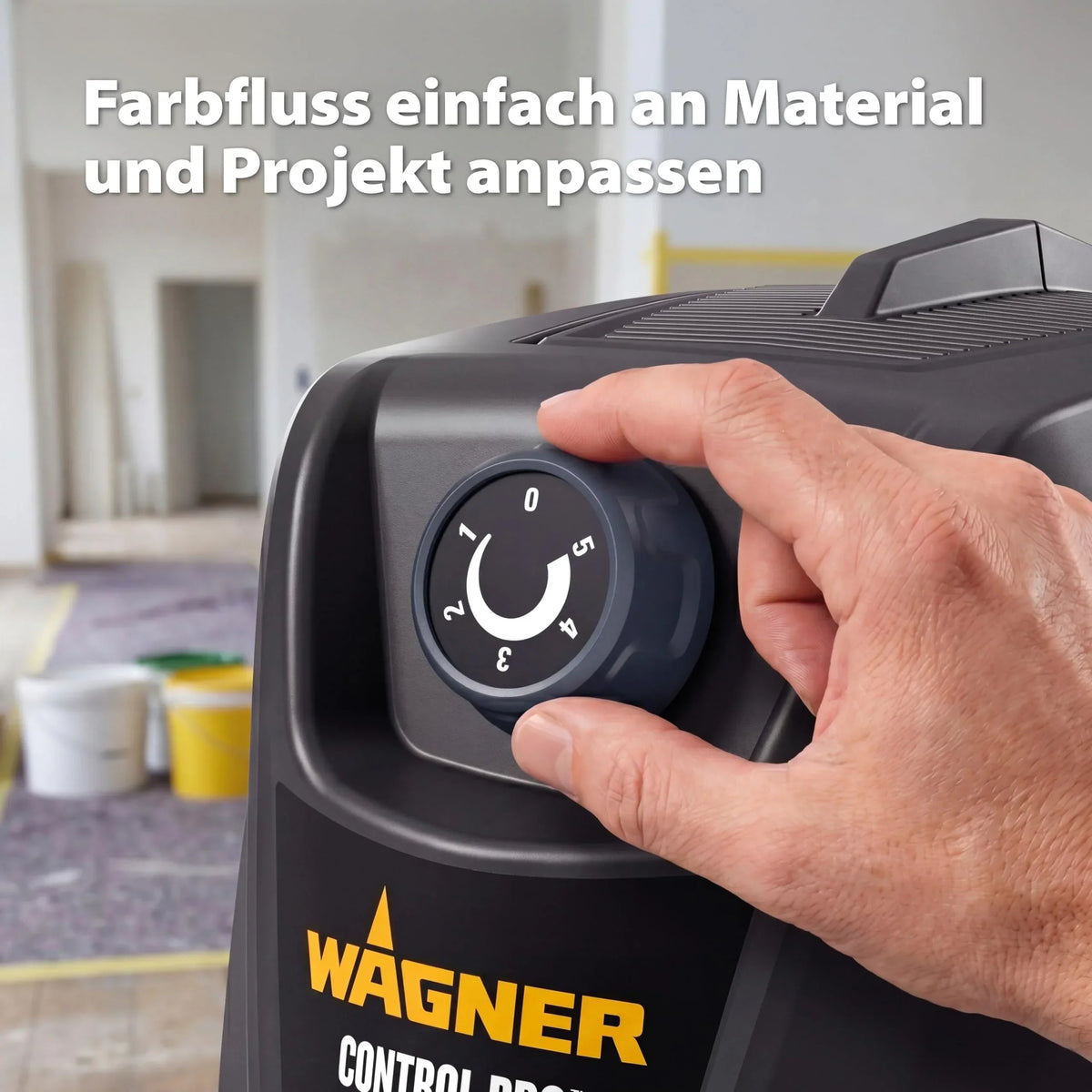 Sistema de pulverización airless Wagner Control Pro 350 R para pintura de pared, látex, barniz y lasur, 15 m² en 2 min, regulador de presión de 110 bar, manguera de 15 m