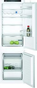 Siemens KI86VVSE0 iQ300 lodówko-zamrażarka do zabudowy/E / 229 kWh/rok / 183 l/hyperFresh system świeżości/lowFrost/oświetlenie wewnętrzne LED/bigbox/drzwi holowane