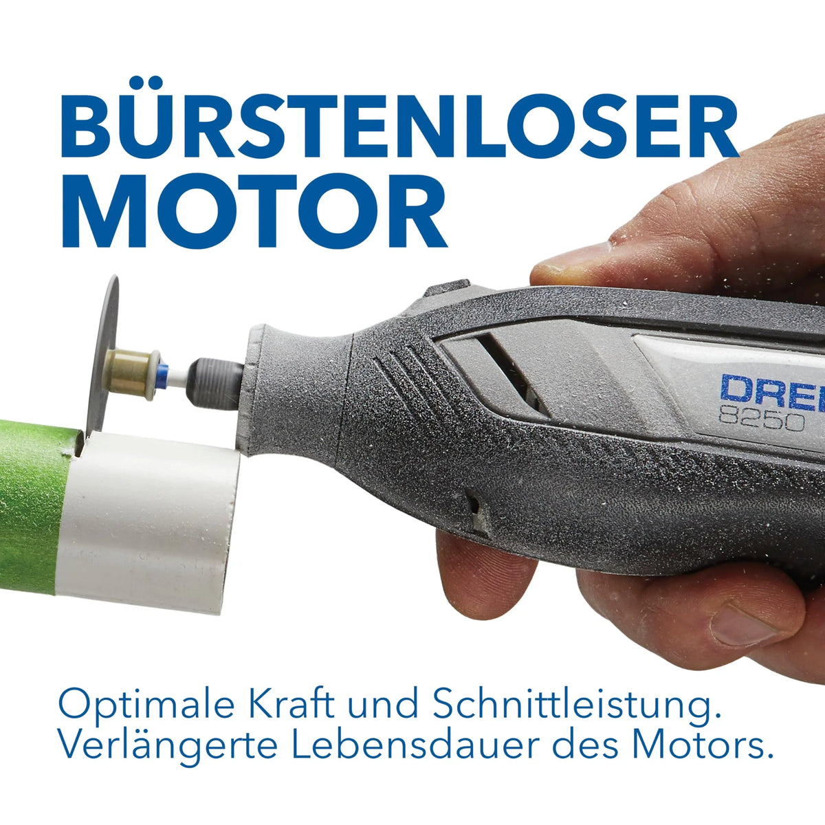 Herramienta rotativa inalámbrica DREMEL 8250 de 12V sin escobillas, 5.000 a 30.000 rpm, 65 accesorios, 2 baterías y cargador