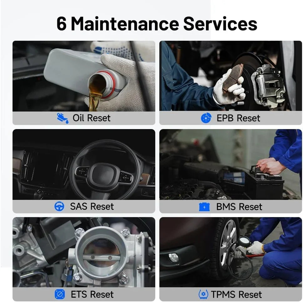 Escáner de diagnóstico OBD2 ArtiDiag 500, 4 sistemas: motor, ABS, SRS, transmisión; 6 funciones de servicio, AutoVIN, Android 11, cable, 5 pulgadas