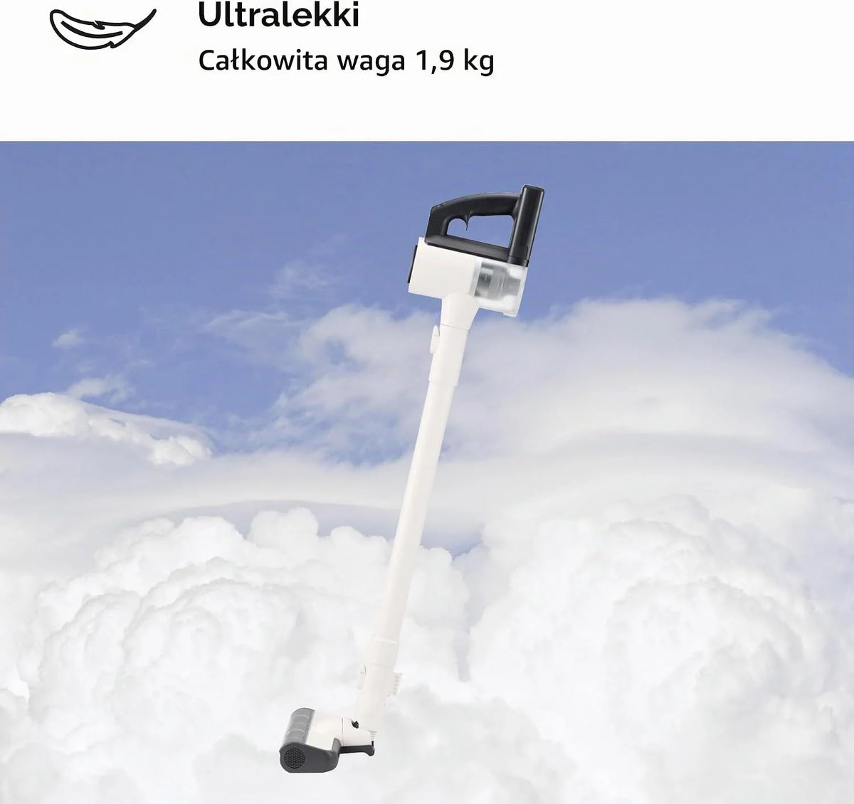 LG A9C-SLIM1C odkurzacz CordZero, odkurzacz z systemem kompresji pyłu, cykloniczny, ssący 150 W, dysza do różnych powierzchni, podstawa parkingowa, 1,9 kg, biały