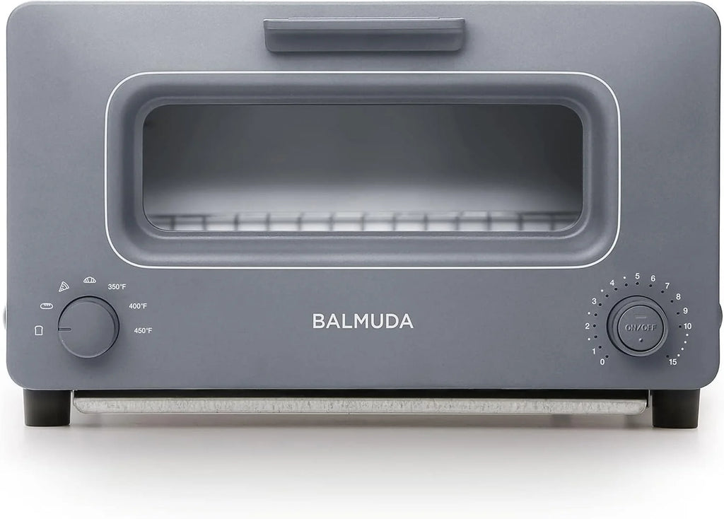 BALMUDA The Toster | toster do pieca parowego | 5 trybów gotowania – chleb kanapkowy, chleb rzemieślniczy, pizza, wypieki, piekarnik | kompaktowa konstrukcja | forma do pieczenia | K01M-GW | kolor