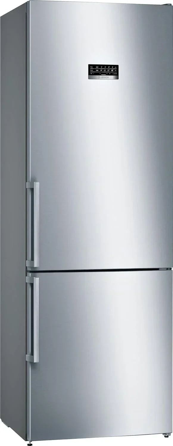 Bosch Serie 4 - Frigorífico combi, NoFrost, alto 203 x ancho 70 cm, 438 L, Tecnología VitaFresh, Blanco - KGN49XIDQ