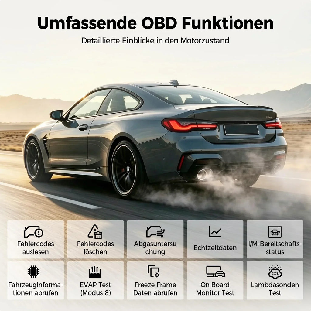 Dispositivo de diagnóstico OBD2 universal Topdon ArtiDiag600 Pro con 9 funciones de servicio