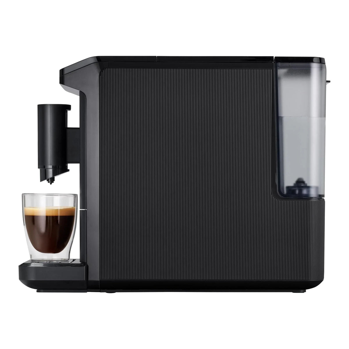 Cafetera automática Tchibo Esperto mini para Caffè Crema y Espresso, 16 cm de ancho, compacta, incluye set de prueba gratuito
