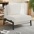 Sillón cama genérico 2 en 1, sofá cama con función de cama, sillón cama convertible con cojín, tela de pana, estructura de metal, sofá de suelo para salón y dormitorio